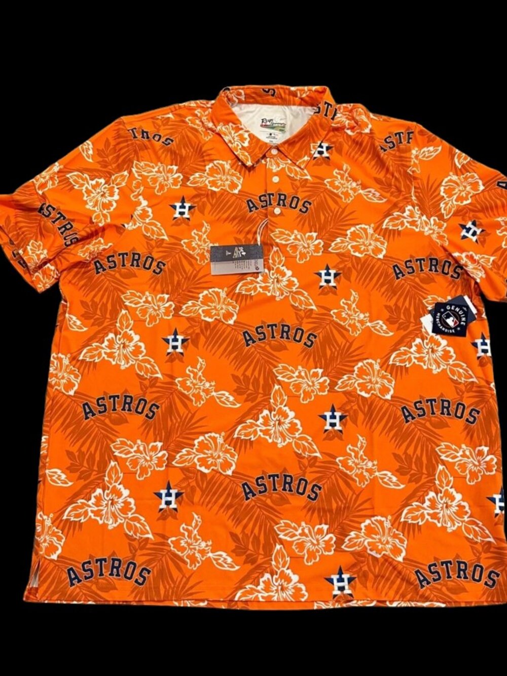 HOUSTON ASTROS HAWAIIAN SHIRT 3XL-REYN SPOONER
